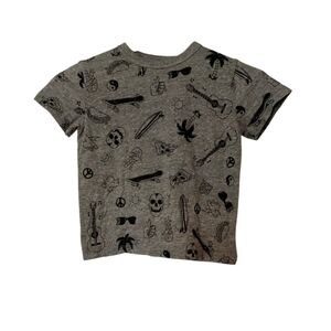 NWT Chaser Skulls Skateboards & Sunglasses Short sleeve gray T shirt Sz 6